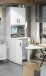 Waschmaschinenumbauschrank >Laundry< (2er-Set) in Weiß - 73x206x67 (BxHxT)
