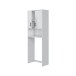 Waschmaschinenumbauschrank >Laundry< (2er-Set) in Weiß - 73x206x67 (BxHxT)
