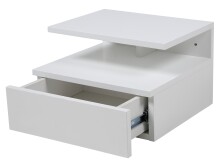 Nachtkonsole >Randers< (2er-Set) hängend, in schwarz, MDF - 35x22,5x32 (BxHxT)