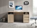 Schreibtisch >Primus 2< in Eiche Sonoma Dekor, Holzwerkstoff - 145x75x65 (BxHxT)