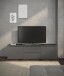 Lowboard >Brest< in Anthrazit, Holzwerkstoff - 180x50x38cm (BxHxT)