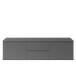 Lowboard >Brest< in Anthrazit, Holzwerkstoff - 180x50x38cm (BxHxT)