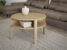 Couchtisch >Tobago< in Buttergelb - 45,5x74,4cm (HxD)