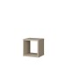 Regalwürfel >MAURO< in Taupe - 38,2x38,3x32,9cm (BxHxT)
