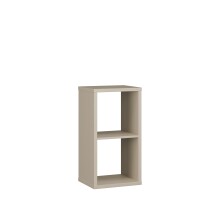 Regalwürfel >MAURO< in Taupe - 38,2x72,8x32,9cm (BxHxT)