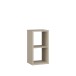 Regalwürfel >MAURO< in Taupe - 38,2x72,8x32,9cm (BxHxT)