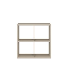 Regal >MAURO< in Taupe - 72,7x72,8x32,9cm (BxHxT)
