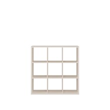 Regal >MAURO< in sandfarben - 107,2x107,3x32,9cm...