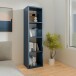 Regal >MAURO< in Nachtblau - 38,2x141,8x32,9cm (BxHxT)