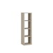 Regal >MAURO< in Taupe - 38,2x141,8x32,9cm (BxHxT)