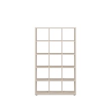 Regal >MAURO< in sandfarbig - 107,2x176,3x32,9cm...