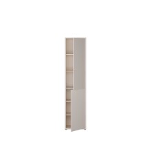 Stauraumschrank >ALICE SPRINGS< in sandfarben - 49,8x214,3x34,9cm (BxHxT)