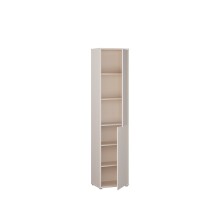 Stauraumschrank >ALICE SPRINGS< in sandfarben - 49,8x214,3x34,9cm (BxHxT)