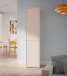 Stauraumschrank >ALICE SPRINGS< in sandfarben - 49,8x214,3x34,9cm (BxHxT)