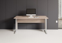Schreibtisch >Clermont< in Eiche Sonoma Dekor - 150x73x70 (BxHxT)