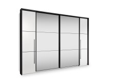 Dreh-/Schwebetürenschrank >Denver< (2-teilig)...