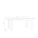 Esstisch >BOHOL< ausziehbar in Riviera Eiche - 160x78,2x90,2cm (BxHxT)