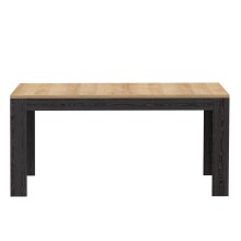 Esstisch >BOHOL< ausziehbar in Riviera Eiche / Cabezone - 160x78,2x90,2cm (BxHxT)