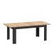 Esstisch >BOHOL< ausziehbar in Riviera Eiche / Cabezone - 160x78,2x90,2cm (BxHxT)