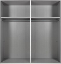 Drehtürenschrank >NADJA< in ARTISAN EICHE DEKOR / SPIEGEL - 180x208x58cm (BxHxT)