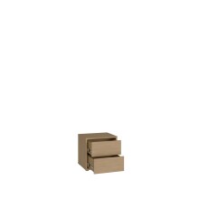Nachtkommode >ALICE SPRINGS< in Elegancia Eiche Dekor - 49,8x47,9x41,5cm (BxHxT)