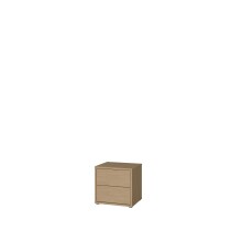Nachtkommode >ALICE SPRINGS< in Elegancia Eiche Dekor - 49,8x47,9x41,5cm (BxHxT)
