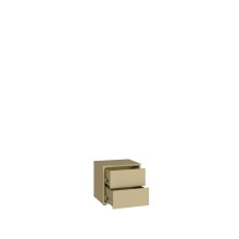 Nachtkommode >ALICE SPRINGS< in Buttergelb - 49,8x47,9x41,5cm (BxHxT)