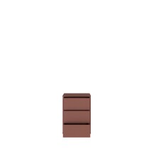Nachtkommode >ALICE SPRINGS< in Terrakotta - 49,8x68,7x41,5cm (BxHxT)