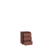 Nachtkommode >ALICE SPRINGS< in Terrakotta - 49,8x68,7x41,5cm (BxHxT)