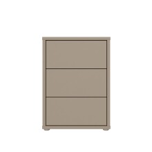 Nachtkommode >ALICE SPRINGS< in Taupe -...