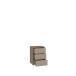 Nachtkommode >ALICE SPRINGS< in Taupe - 49,8x68,7x41,5cm (BxHxT)