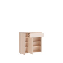 Schuhkommode >ALICE SPRINGS< in Sand - 109,2x99,1x34,9cm (BxHxT)