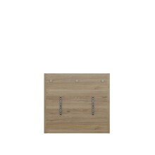 Bett >JYTANA< in Mauvella Eiche Dekor - 97,9x89,7x206,9cm (BxHxT)