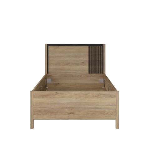 Bett >JYTANA< (inkl. Schubkästen) Eiche Dekor - 97,9x89,7x206,9cm (BxHxT)