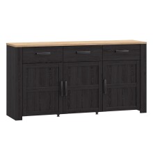 Sideboard >BOHOL< in Eiche Dekor / Cabezone  -...
