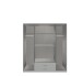 Drehtürenschrank >MARBURG< in SAHARAGRAU + ARTISAN - 180x199x58cm (BxHxT)