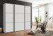 Schwebetürenschrank >indiana A< in WEISS - 250x216x65cm (BxHxT)