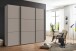 Schwebetürenschrank >indiana A< in SAHARAGRAU - 250x216x65cm (BxHxT)