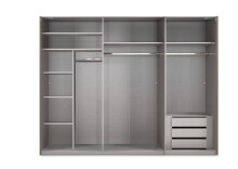 Schwebetürenschrank >indiana A< in GRAPHIT - 300x216x65cm (BxHxT)