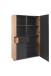Highboard >Cento< in Anthrazit / Artisan - 100x155x35cm (BxHxT)