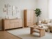 Highboard >Genf< in Jackson Hickory
(Eiche) Dekor - 86x140x40cm (BxHxT)