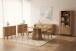 Highboard >Fabia< in Travertin / Eiche Dekor - 100x160x40 (BxHxT)