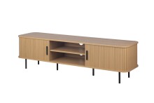 Lowboard >Kajsa< in Dekor Eiche, Holzwerkstoff -...