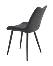 Esszimmerstuhl >Lotta< 2er Set in anthrazit, Webstoff - 53x86x59cm (BxHxT)