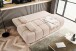 Schlafsofa >Lauder< in beige, Cord - 207x93x105cm (BxHxT)