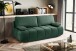 Schlafsofa >Lauder< in smaragdgrün, Cord - 207x93x105cm (BxHxT)