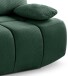 Schlafsofa >Lauder< in smaragdgrün, Cord - 207x93x105cm (BxHxT)