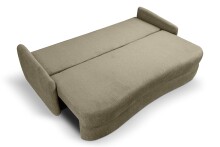 Schlafsofa >Diana< in grün, Strukturstoff - 231x93x108cm (BxHxT)