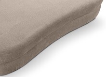 Schlafsofa >Diana< in beige, Strukturstoff - 231x93x108cm (BxHxT)