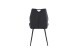 Esszimmerstuhl >Christin< 2er Set in anthrazit, Velouroptik - 52x75x58cm (BxHxT)